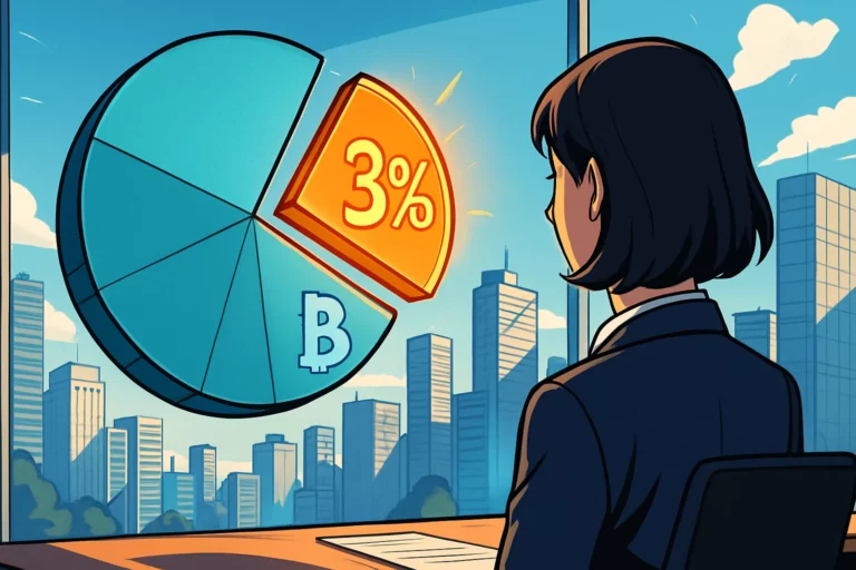 Itaú Unibanco, la plus grande banque privée du Brésil, recommande d'allouer jusqu'à 3 % de Bitcoin. Les petits avoirs à long terme peuvent couvrir les risques.