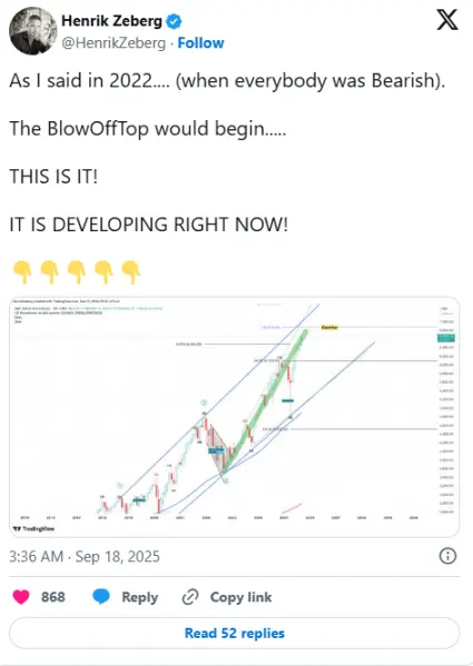 降息催化比特幣牛市最後階段:BTC 明年再次崩盤?