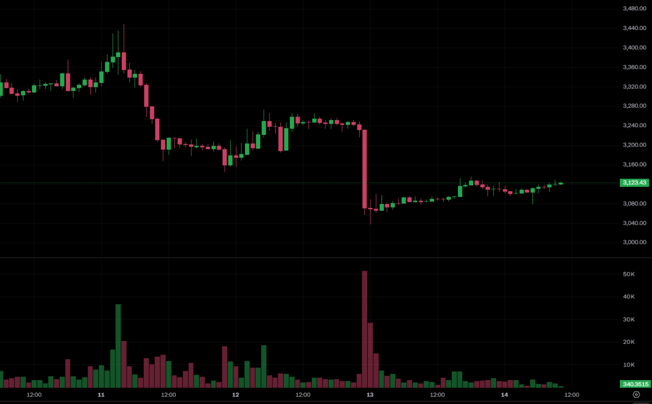 BitMine 再砸 1.2 億美元掃貨 3.8 萬枚以太坊！ETH 守住 3,100 美元盤整震蕩